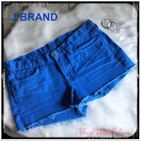 J Brand  Blue Bonnet Cut Off Denim Shorts NWOT