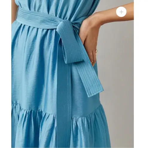 Current Air One Shoulder Tiered Midi Dress