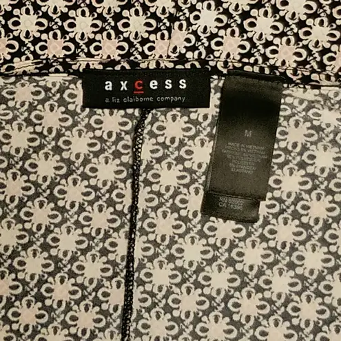 Axcess Soft Cap Sleeve Wear to Work Dress M Black Size M