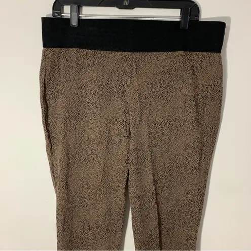 Soft Surroundings Sassy Speckled Animal Print Leggings Size L