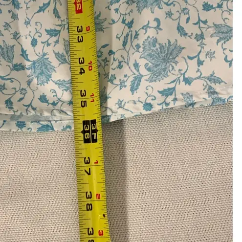 Tyler Boe Poppy Slvls Bottom Ruffle Toile Dress In Multi Blue