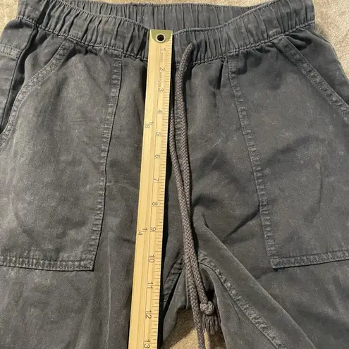 Aerie  Pants Womens Sz XS Joggers Utility Cargo Charcoal Gray Distressed Stretch thumbnail 6
