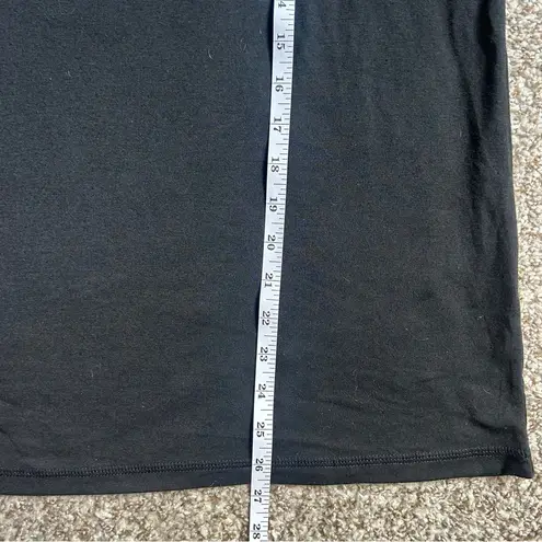 🦋 Black Long Sleeve Crew Neck Tee XXL Casual Neutral Comfy