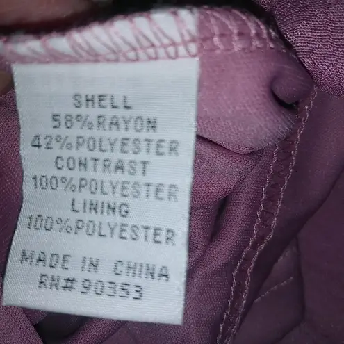 Kings Road LP Cottagecore Boho Peasant Dress Petite in Mauve Pink Size undefined