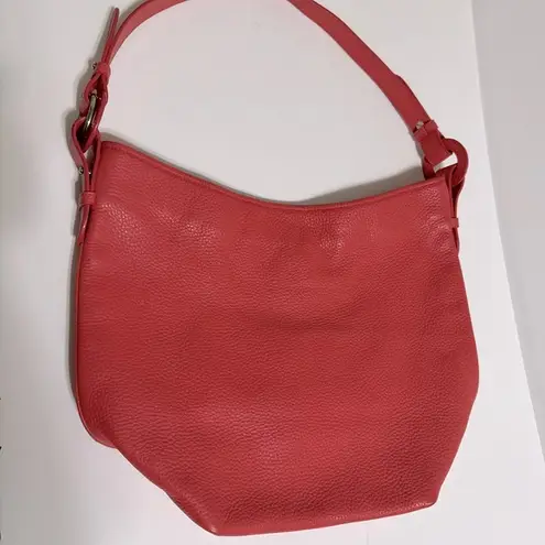Coldwater Creek Coral leather shoulder bag by .