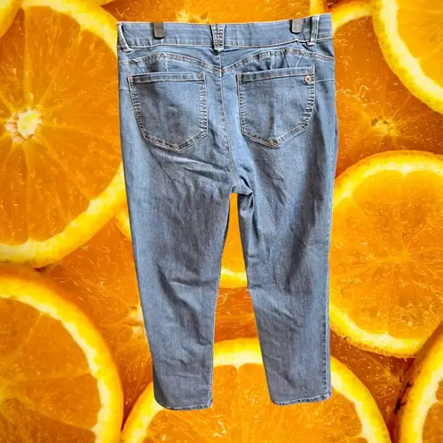 Democracy Ab Solution Jeans Denim Blue Comfort Stretch Size 14