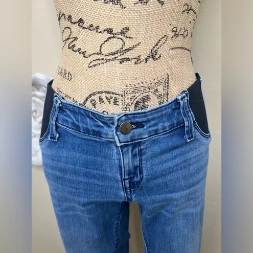 Isabel Maternity Low Rise Light Blue Denim Under Belly Skinny Jeans Size 4