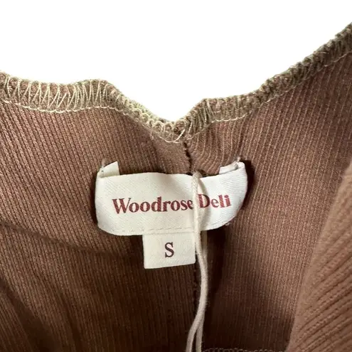 Woodrose Deli Brown Sleeveless Dress Small