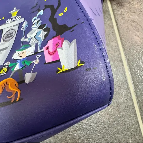Lounge Fly Disney Haunted Mansion Satchel Bag Purse Handbag Purple