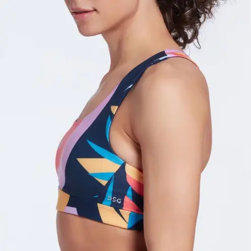 DSG Women's Aspire Sports Bra Palms Navy M Blue Size M
