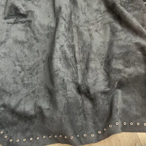 Velvet by Graham & Spencer Raleigh Suede Dress Lace Up Black Size Small S D1319