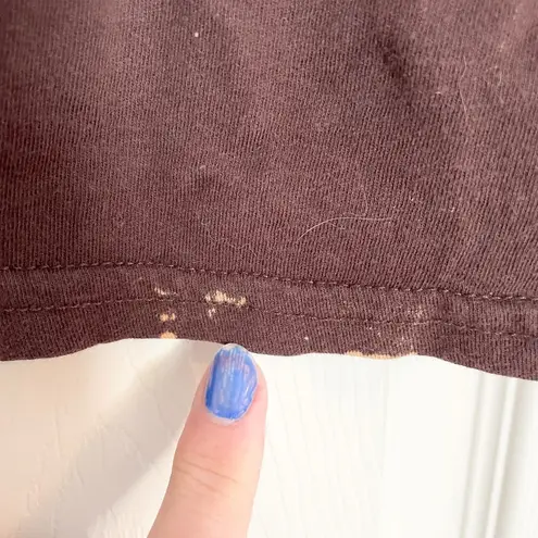 CMT Everyone Loves A Cowboy Graphic Tee Brown Country Western Juniors L Rodeo Size L