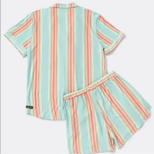 Matilda Jane Goodnight Stripes Short PJs PAJAMA SET L