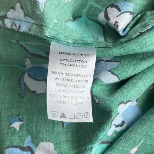 Hill House Home Katherine Emerald Botanical Nap Dress XS