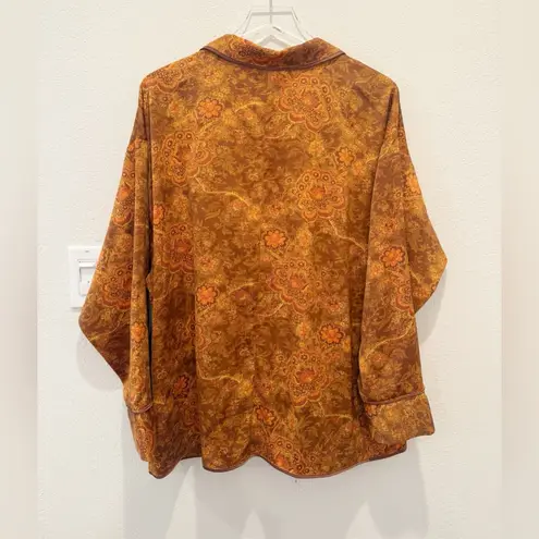 Laura Ashley X URBAN OUTFITTERS Paisley Oversized Blazer M/L 70s Relaxed Jacket