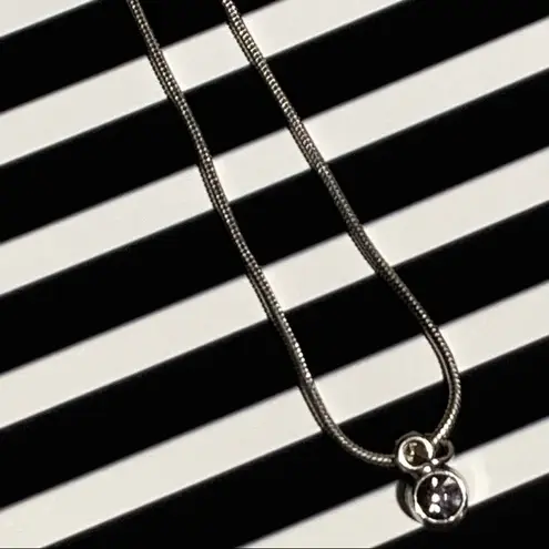 Boutique Sterling Silver 925 Purple Amethyst Necklace