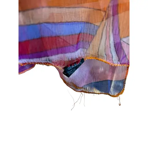 Scarfs Lot of 2 Wrap Head Gear Bold and Bright Colors Gilmore Girls Office Chic Purple