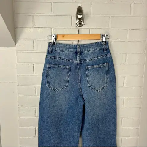 SheIn  High Rise Distressed Denim Jeans Size XSP