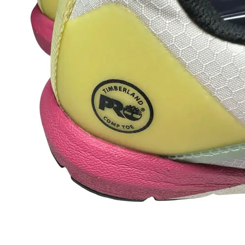 Timberland PRO 589 Radius Women's 8.5 Safety Shoes Composite Toe Work Sneakers Blue