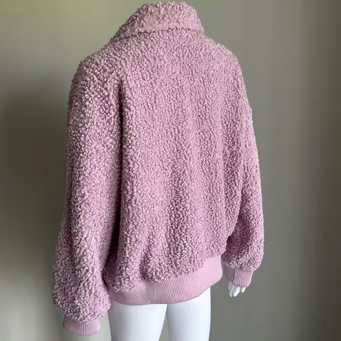 Universal Threads Universal Thread Purple Sherpa Bomber Jacket Size M