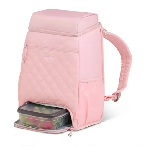 Igloo Cooler Backpack 9QT Leakproof Rose Quartz MaxCold Duo Soft Backpack Pink