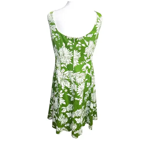 Jones Wear  Green Floral Women's Dress