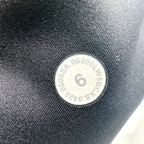 Lululemon  X Peloton Fast & Free Crop High Rise Size 6 Black Nulux Gym Ride Walk