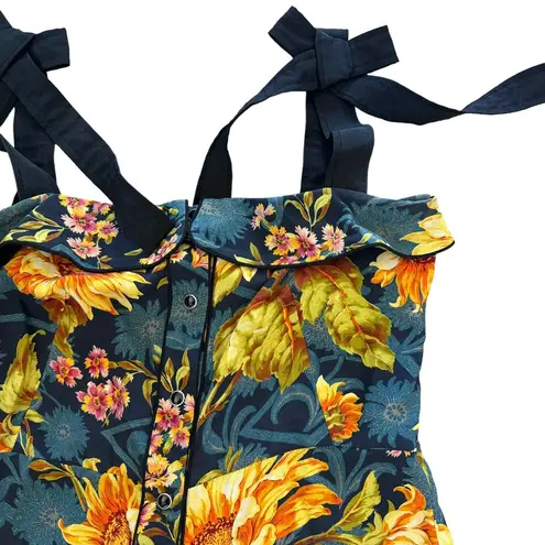 Sandro Matti Floral Print Silk Midi Dress Size 6 150 From Sara