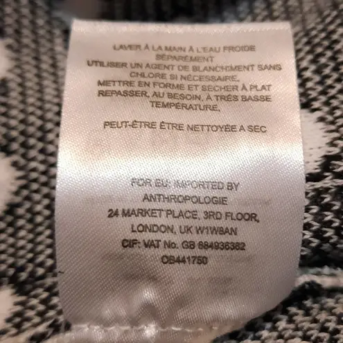 Moth Anthropologie Polka Dot Blouse Small White