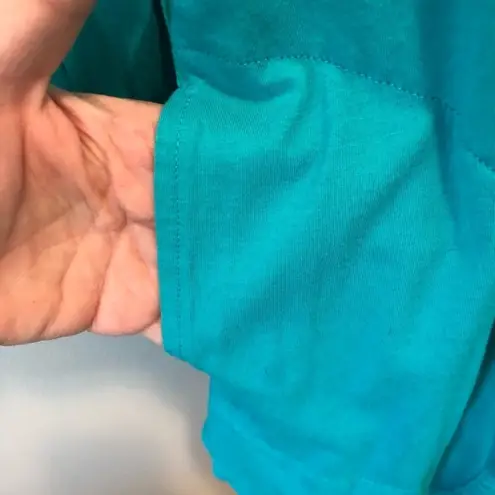 Carole Hochman Heavenly Soft Sleepwear Cardigan & Tank Size M Teal Lounge Wear