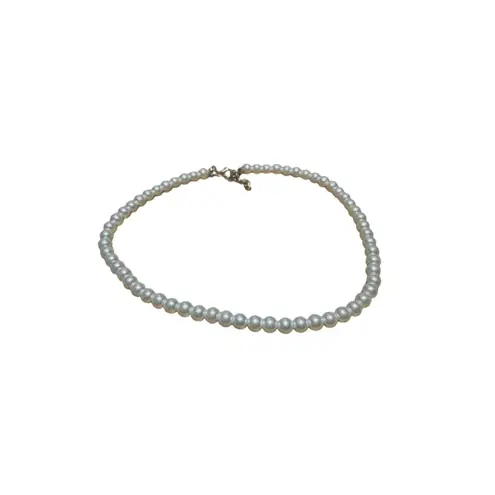 Women's Unbranded White Pearl Necklace One Size with Silver Clasp