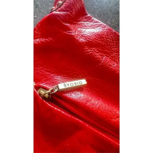 AVORIO Messenger Leather Bag Leather Made In Italy Black