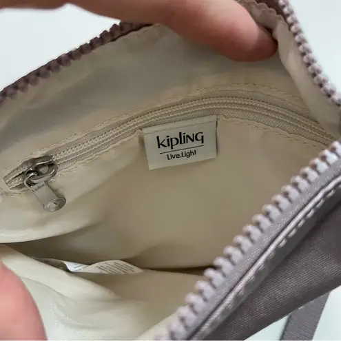 Kipling Purse Keiko Mini Crossbody Monkey Key Charm Lightweight Pockets Metallic