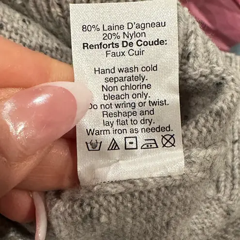 J.Crew  CREW NECK GRAY WOOL SWEATER L thumbnail 5