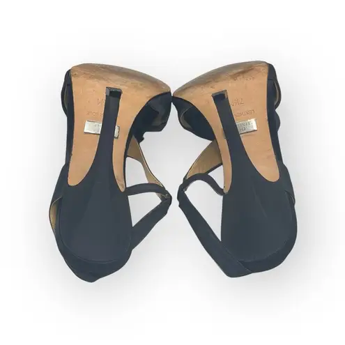 Badgley Mischka β Rosette Stiletto Heeled Sandals β Black β 8M β Cocktail Attire