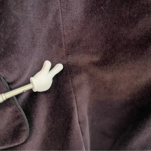 Kenar Burgundy Velvet Military Style