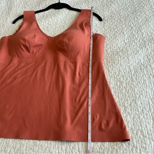 Knix (XXL 2XL) LuxeLift Tank Top Wireless Coral Pink Fitted Stretchy Cami