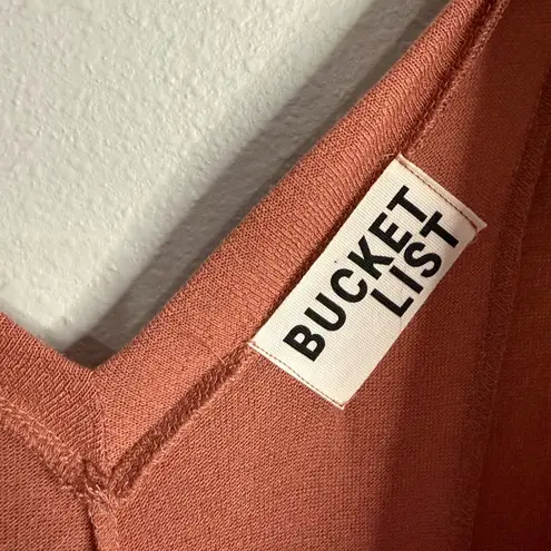 NWT Bucketlist Jumpsuit Wide Legs Medium Pink