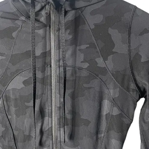 Lululemon  Women’s Sz 4 Hooded Define Jacket *Nulu in Heritage 365 Camo Deep Coal