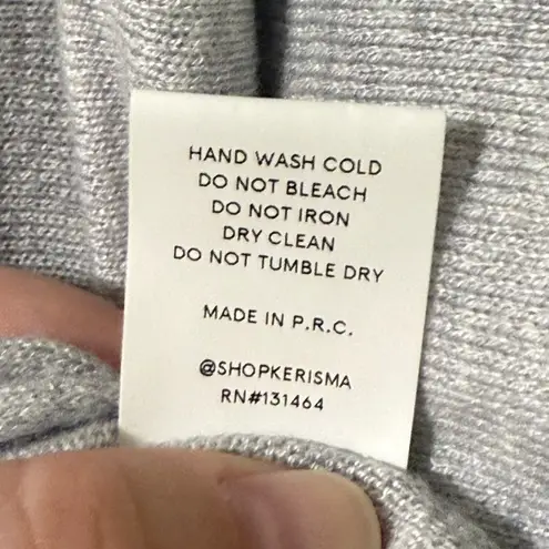 Kerisma Women’s Ryu “Lin” Gray Top Size S/M