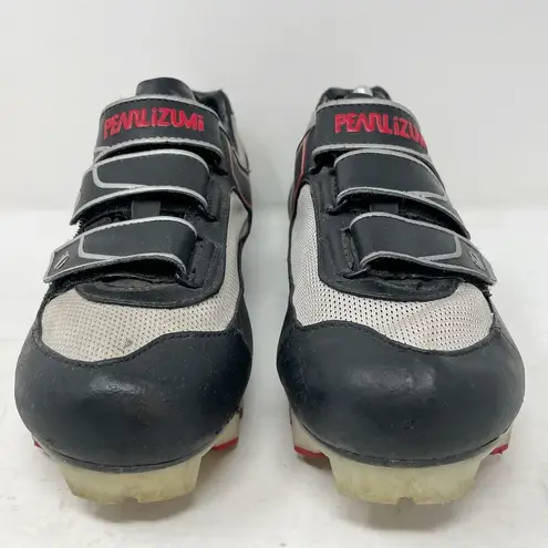 Pearl Izumi Black Grey Quest MTB 5728 Cycling Shoes Cleats Size 39 US 7.5