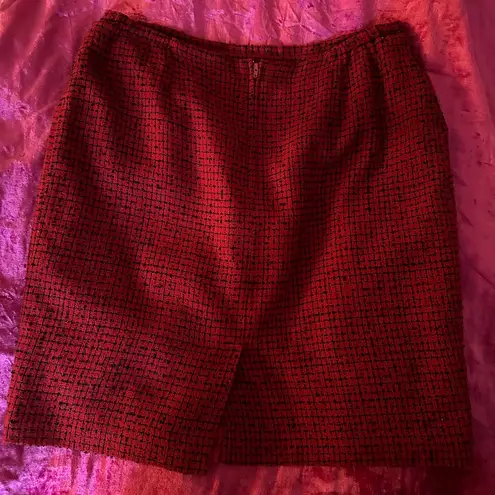 Norton Mcnaughton Vintage 90’s Tweed Skirt, Size 14.