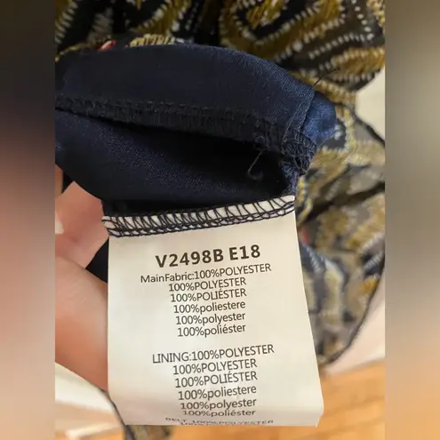 Molly Bracken Tiered Navy Blue Dress