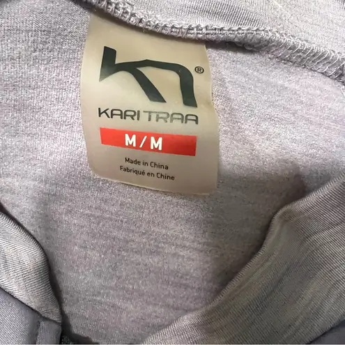 Kari Traa Nora Maria lavender Gray Heather Bomber Jacket medium down insulated