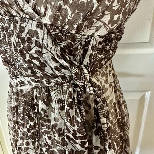 BCBG Maxazria brown halter dress Size 2