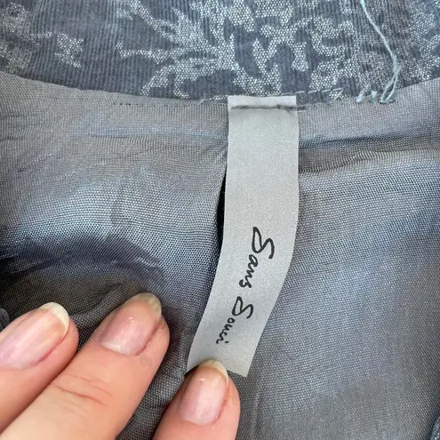 Sans Souci Vintage  corduroy button-up blazer with studded details  - Image 5