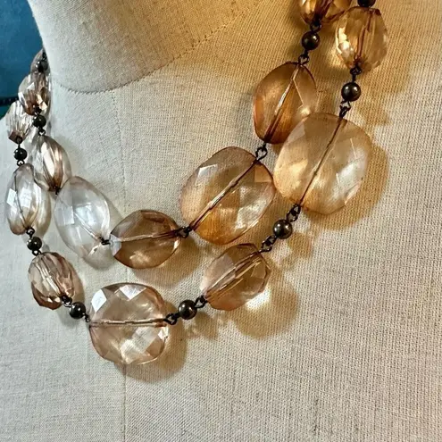 Ny Collection double stranded beaded necklae