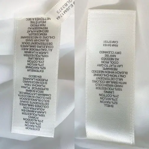 Eliza J NWT Fit & Flare Ivory White Lace Flutter Sleeve Short Dress Size 14 NEW