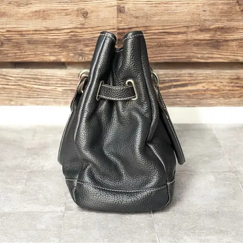 wilson's leather Vintage Black Shoulder Bag