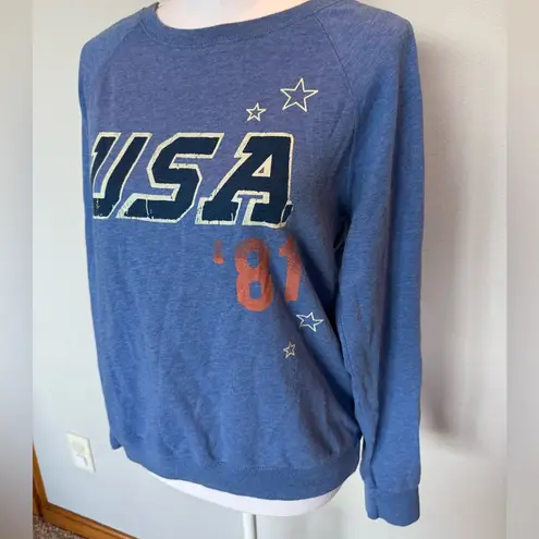 Heritage 1981 USA Crewneck | Medium | VGUC | Blue | Cozy
